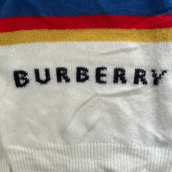 Burberry Osbourne striped mohair sweater Size Small - Picture 4 of 7